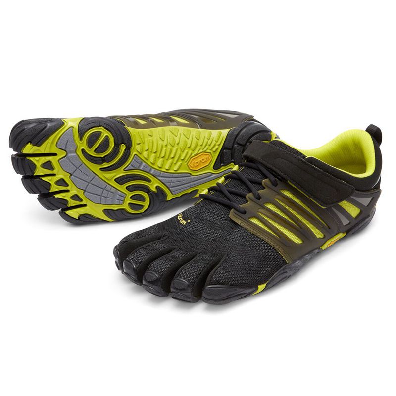 Vibram FiveFingers V-Train Férfi Edzőcipő - Fekete/Zöld LQRG660